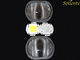 Lampu Jalan COB LED Modul Dengan Lensa Wide Angle 160 * 70 Derajat Kaca
